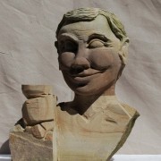 Weintrinker (27 x 22 x 36)