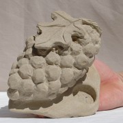 Weintraube mit Teelicht (21 x 15 x 12)